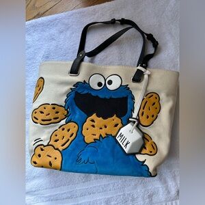 Loungefly Cookie Monster Tote Bag
